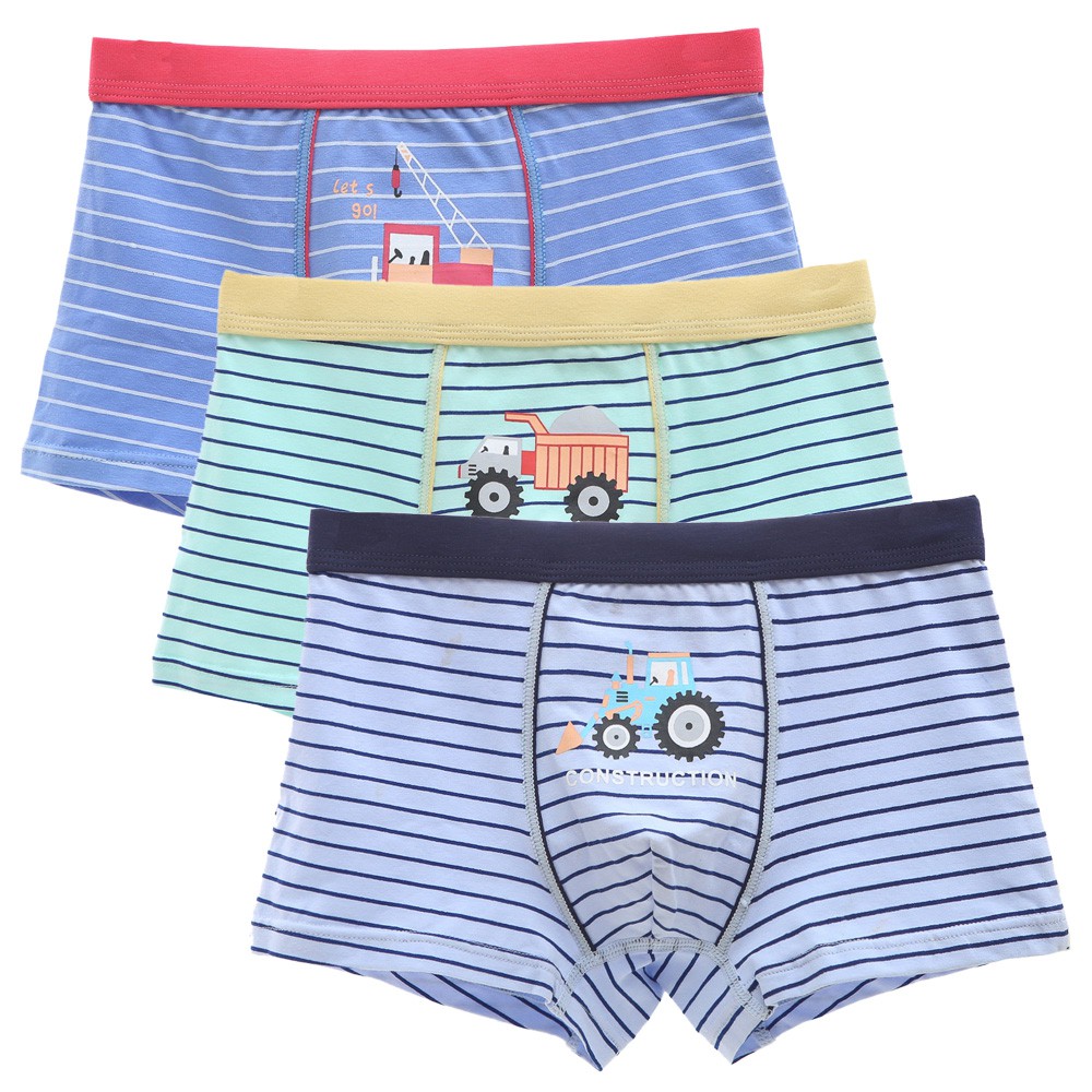 Babypark 韓國男孩四角褲工程車內褲平角褲riho里和家居 蝦皮購物