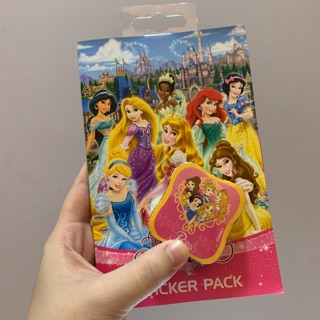 絕版 現貨 香港 迪士尼 Disney 公主 貼紙 壓縮 毛巾 方巾 姓名貼