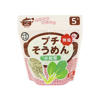 日本和寓良品 寶寶鮮蔬小松菜細麵100g kewpie官方直營店