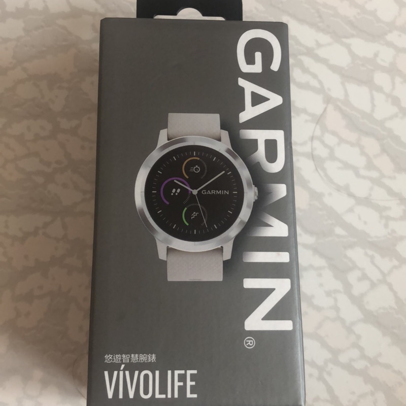 [GARMIN  ] VIVOLIFE 悠遊智慧腕錶 全新 正貨 象牙白