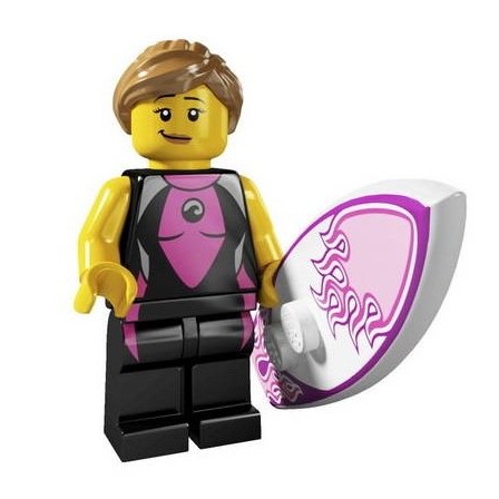 Lego Minifigures 8804 - 衝浪女孩 Surfer Girl