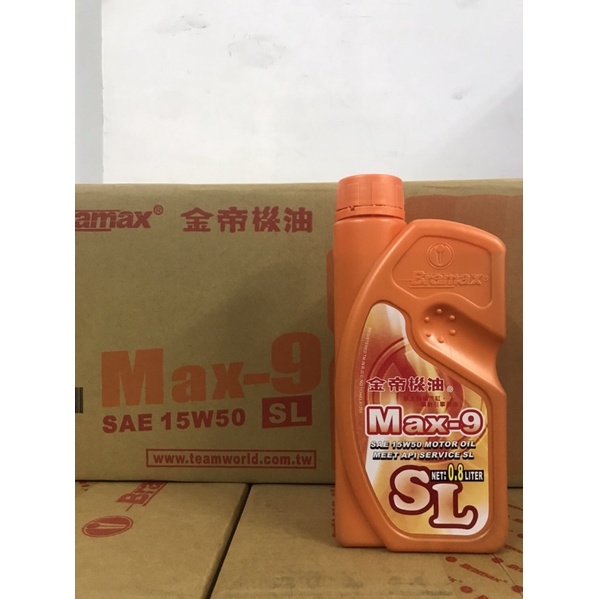 Bramax 金帝機油MAX9-0.8 MAX9 15W50 800ml