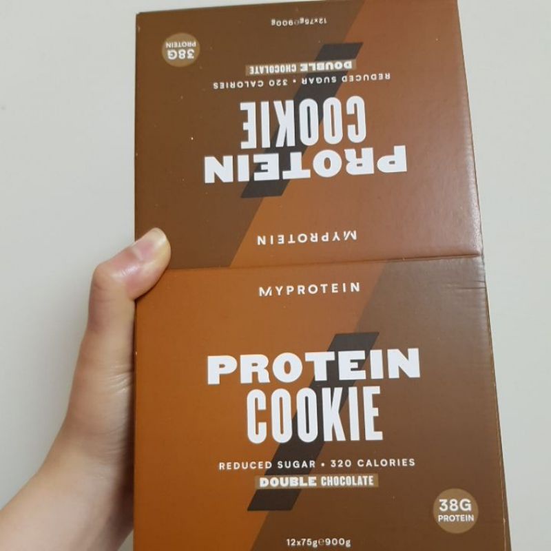 【即期】Myprotein 高蛋白曲奇餅乾 雙重巧克力口味 75g