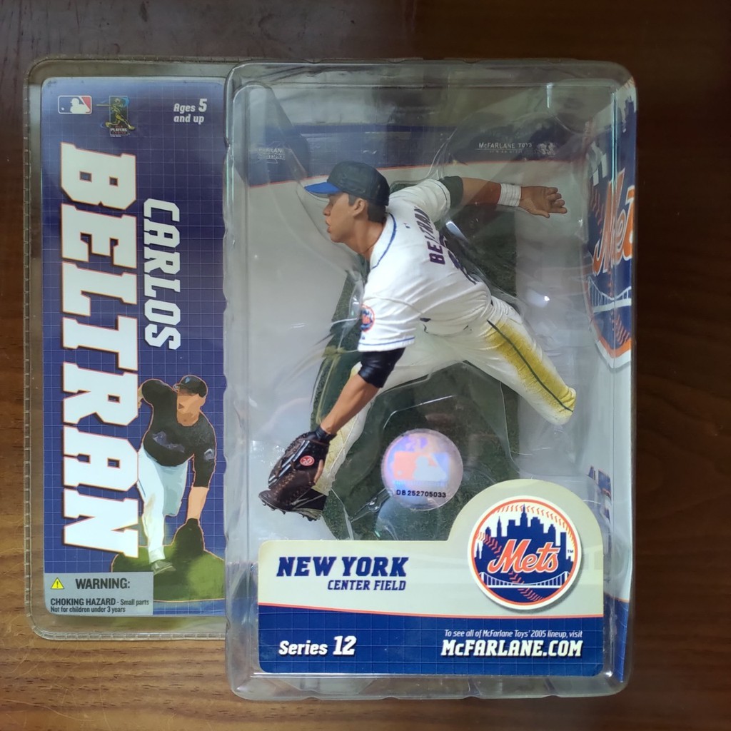 麥法蘭 Mcfarlane MLB 12 美國職棒大聯盟 Carlos Beltran 紐約大都會隊 變體版 公仔