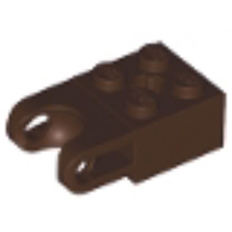 lego 92013 Dark Brown Technic, Brick Modified