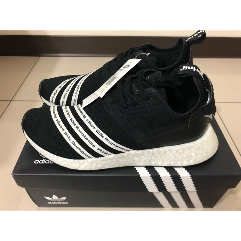 全新現貨 Adidas X White Mountaineering NMD R2 PK 黑色 US9.5 BB2978