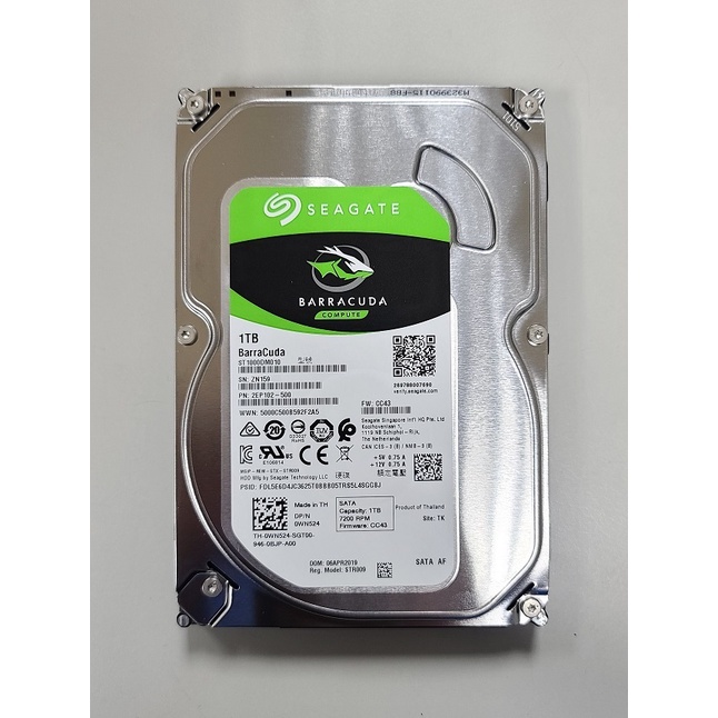 【現貨】極新硬碟 Seagate 希捷 ST1000DM010 3.5吋 1TB 桌上型硬碟 裸裝