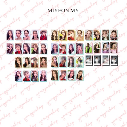 MIYEON MY PHOTOCARD 非官方粉絲製作 YANGPASHOP GIDL I-DLE