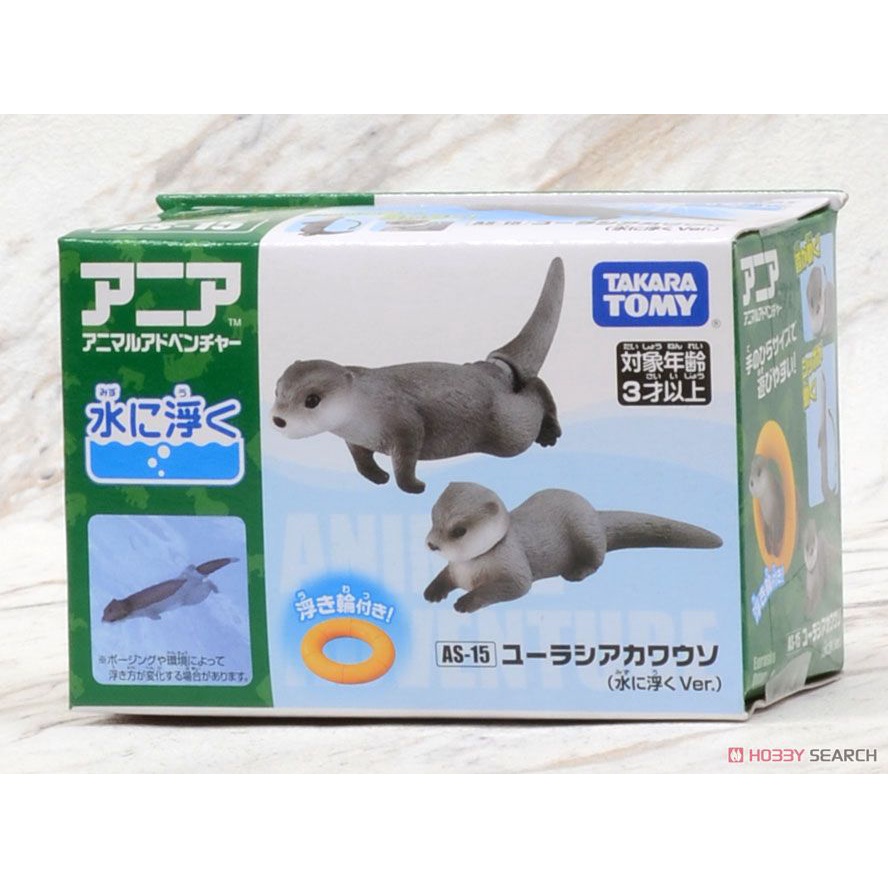 「芃芃玩具」TAKARA TOMY 多美動物園 ANIA  AS-15 海獺（漂浮版) 貨號61547