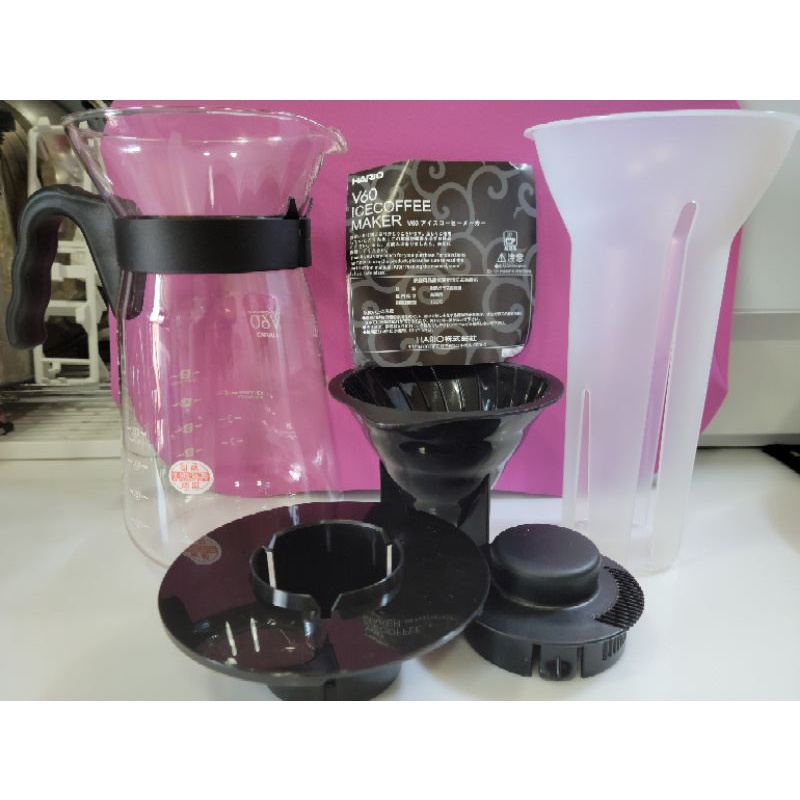日本HARIO V60手沖冰熱兩用咖啡壺五件組
