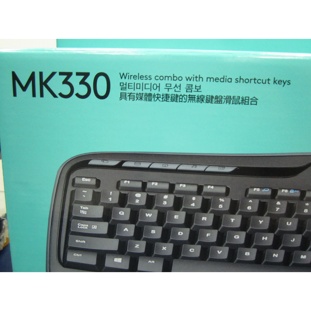 羅技無線滑鼠鍵盤組 MK330 (中文注音-全新品$850含稅.含運)