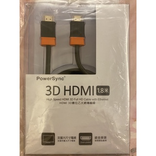 PowerSync 包爾星克 HDMI傳輸線 1.8M 1.8米 HDMI4-GR180