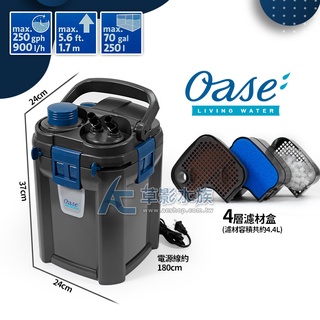 【AC草影】德國 OASE 歐亞瑟 BioMaster 250 外置式過濾器【一組】魚缸過濾器 圓筒過濾 魚缸培菌 圓桶