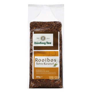 現貨 德國 Bünting Tee Rooibos 奶油焦糖 國寶茶 博士茶 200g 無咖啡因 2025/12/01
