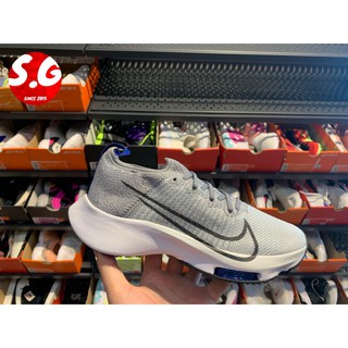 S.G NIKE Air Zoom Tempo FK 女大童 灰白 氣墊 避震 舒適 慢跑鞋 CJ2102-002