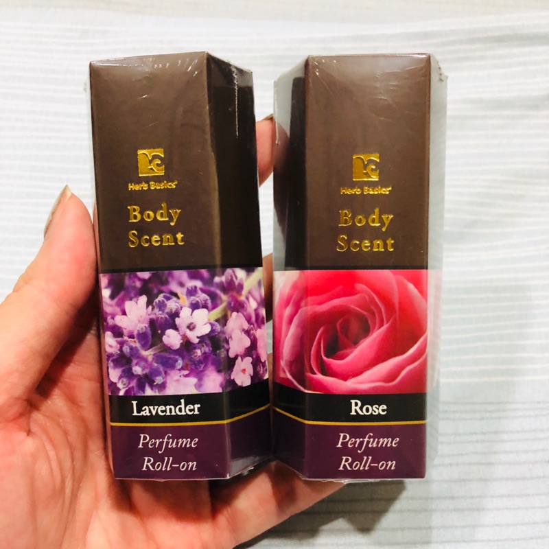 【全新/現貨】泰國 Herb Basics 攜帶型滾珠身體香水5g (薰衣草/玫瑰)