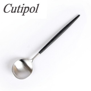 Cutipol GOA 黑銀 甜品匙18cm [偶拾小巷] 葡萄牙製