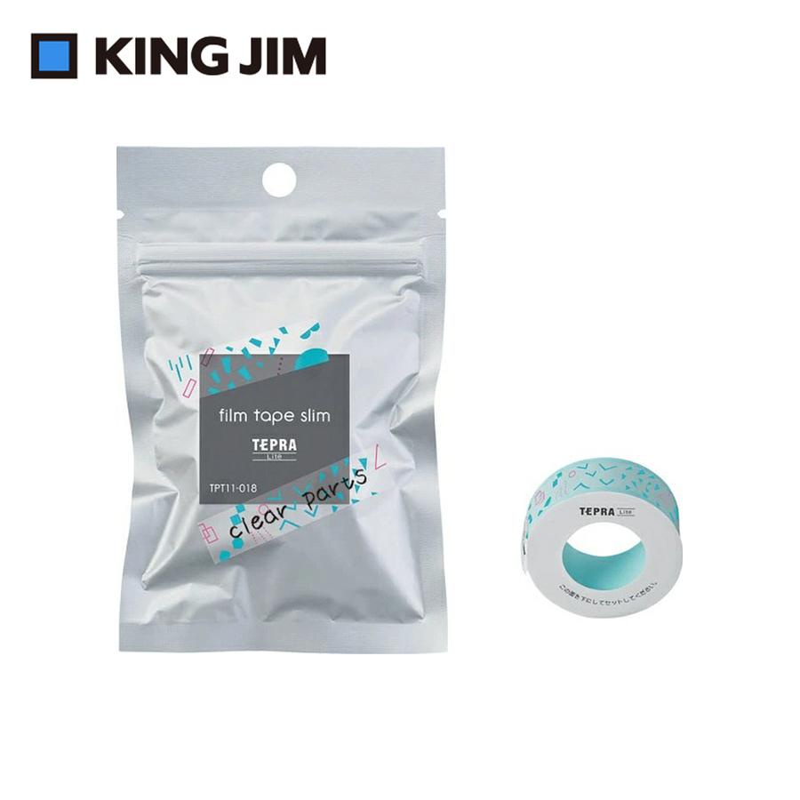 KING JIM TEPRA LITE熱感式標籤薄膜自黏膠帶/ 透明幾何/ 11mm/ TPT11-018 eslite誠品