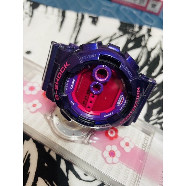G-shock紫色錶款正貨/二手/功能正常/無盒