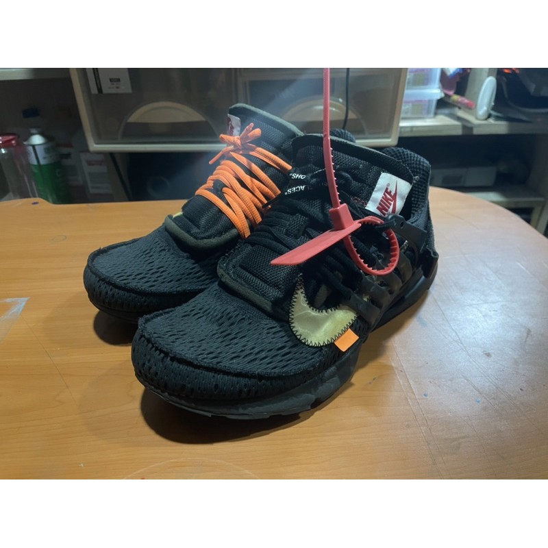 Nike Air Presto x Off White 2.0 黑魚骨 鞋盒配件齊全