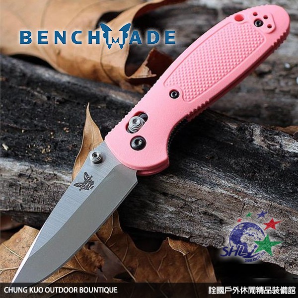 詮國 - Benchmade Mini-Griptilian "迷你支配者" 折刀-粉紅柄 / 556-PNK