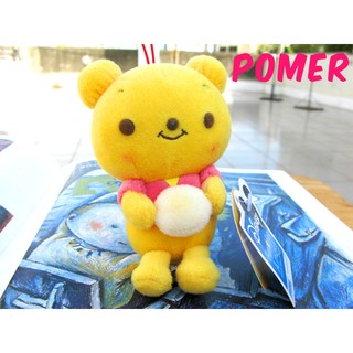 ☆POMER☆日本專用景品SEGA絕版正品 迪士尼 Winnie The Pooh 小熊維尼 維尼 Q版年糕娃娃玩偶吊飾
