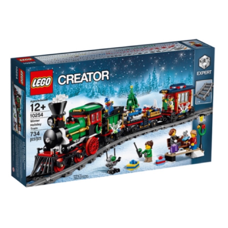 Lego 10254 冬季/聖誕 火車（有軌道）