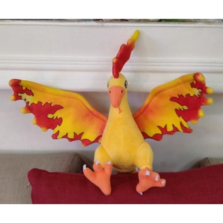 【現貨】 精靈寶可夢 神獸 火焰鳥 神奇寶貝 超夢幻閃電鳥急凍鳥噴火龍耿鬼伊布 娃娃 玩偶 火焰鳥娃娃 精靈寶可夢娃娃