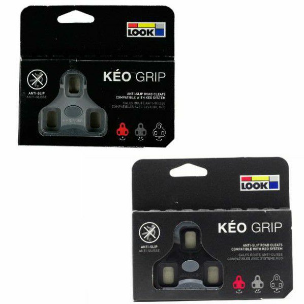 胖虎單車 LOOK KEO Grip Cleats (Balck 0 , Grey 4.5) 防滑公路車鞋底板 扣片
