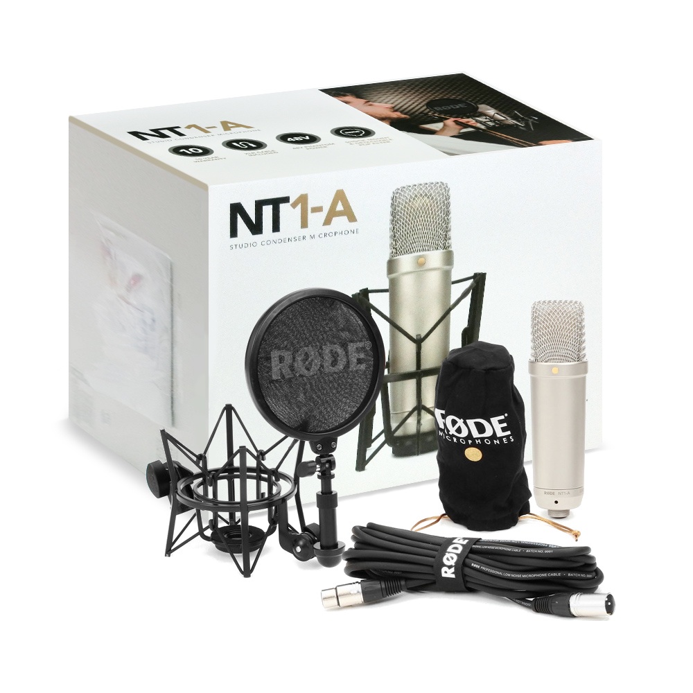 蒂兒音樂 免運 澳洲 Rode NT1-A 電容式麥克風 套裝組 錄音 大振膜心型指向 NT1 公司貨保固