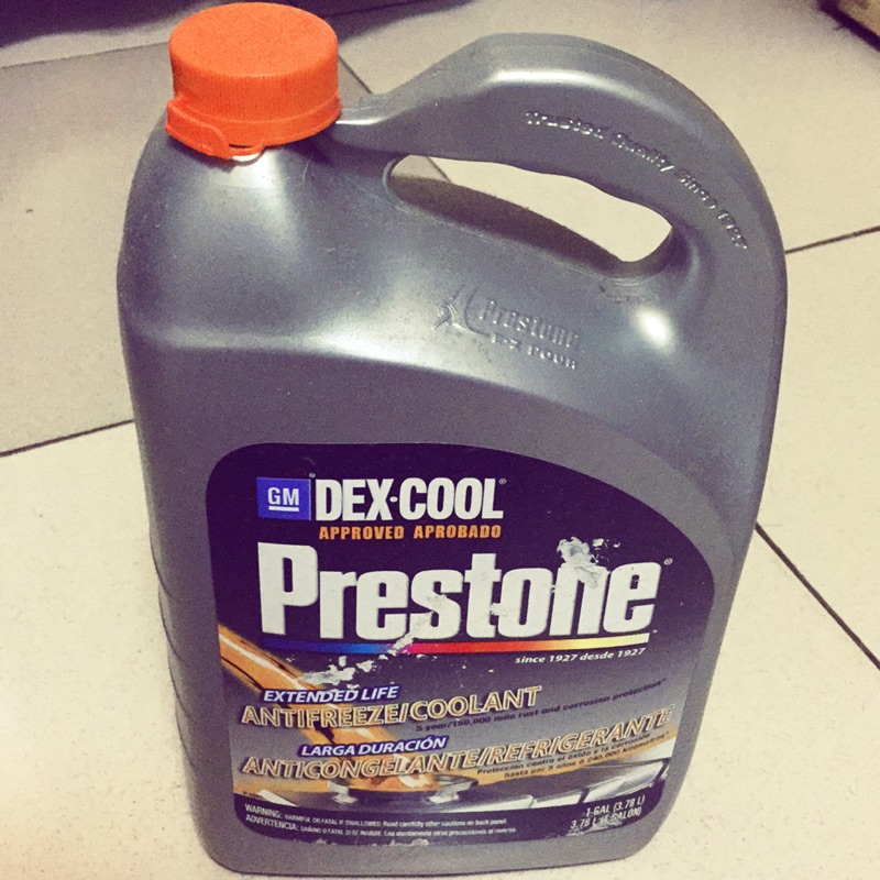 Prestone AF888 長效水箱精100% 純液 dex-cool