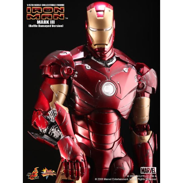 HOT TOYS MMS110 鋼鐵人 馬克3 戰損版