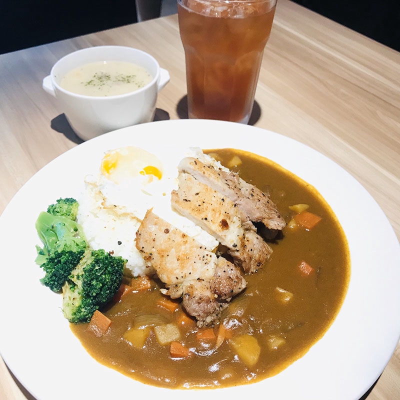 手作里肌肉咖哩飯 花屋咖啡早午餐 蝦皮購物