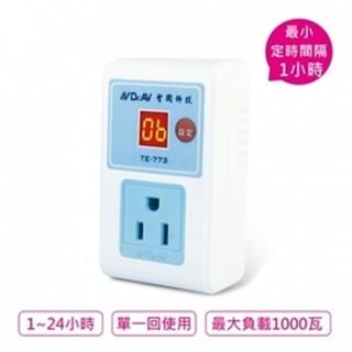 Dr.AV 聖岡 節能 省電 1~24小時 電子式數位定時器/倒數定時器 TE-773