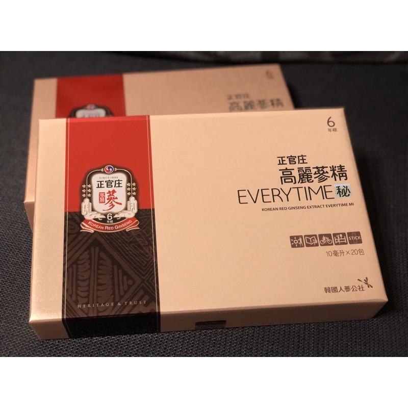 免運費✨正官庄高麗蔘精EVERYTIME秘20入✨即期正貨