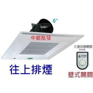 免運費 CYV600 輕鋼架型多翼式排風扇 坎入式抽風扇 天花板排風機 吸菸室排煙機 往上排煙神明廳PB128 溫控裝置