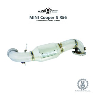 MACH5 高流量帶三元催化頭段 當派 排氣管 MINI Cooper S R56 底盤系統【YGAUTO】
