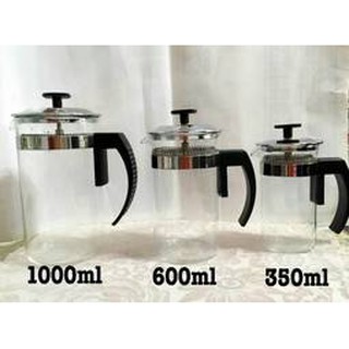 【蝦皮代開發票】咖啡壺 茶葉沖泡器 德國玻璃耐熱120度(350ml)(600ml)(1000ml)