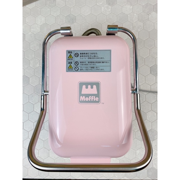 日本 moffle 鬆餅機 麻糬機 粉紅色