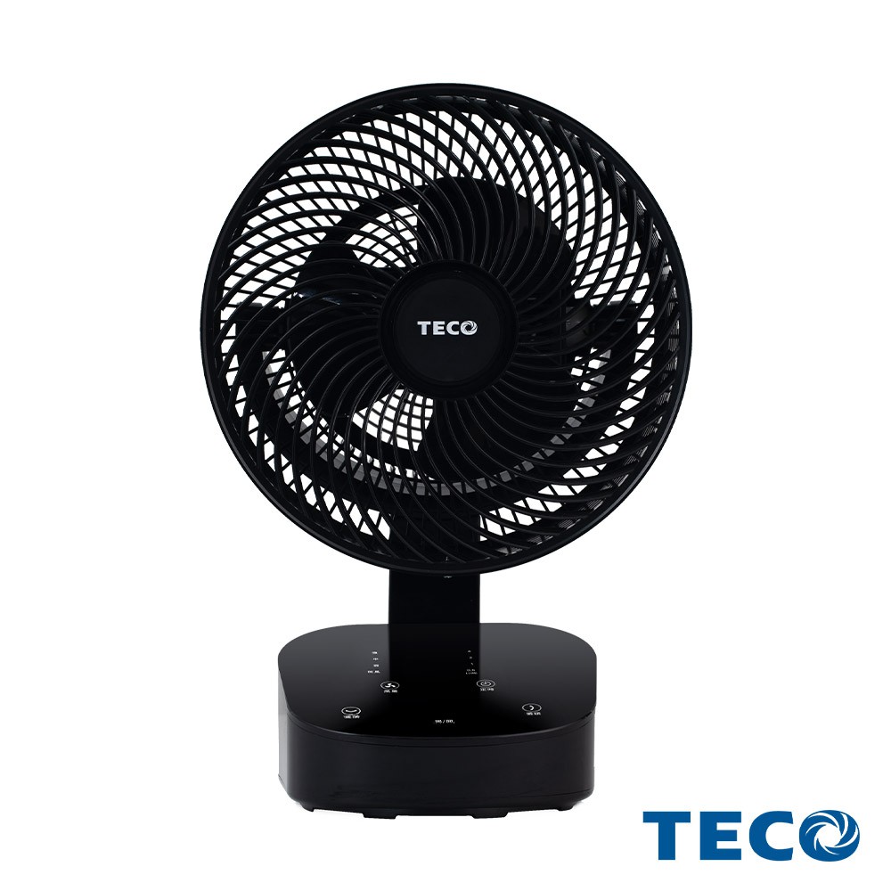 TECO東元 7吋3D遙控循環扇 XA0752CR(黑色)(加碼送3M 牙線棒)
