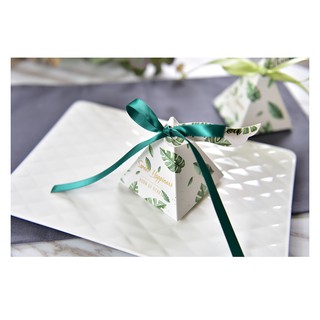 （限量100個，售完為止）•high quality•綠葉森林系婚禮三角盒