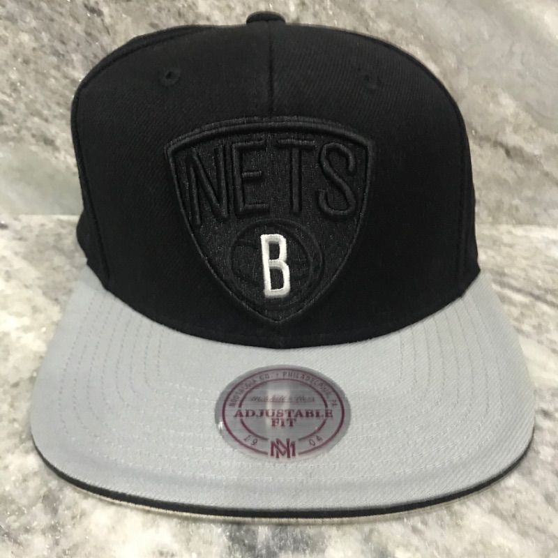 Mitchell &amp; ness M&amp;N NBA Nets 籃網 棒球帽 黑色 布魯克林 Kyrie Irving KD