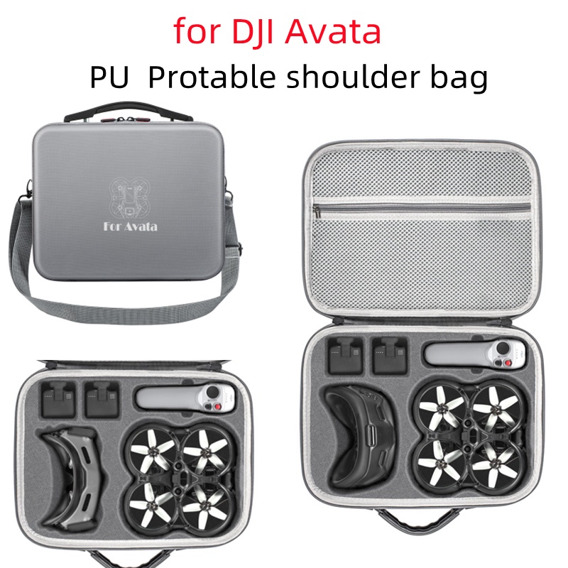 Dji Avata PU 便攜包 DJI FPV 飛行護目鏡 V2 / 護目鏡 2 配件收納袋的單肩包
