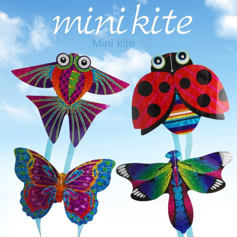 迷你風箏 卡通 造型 飛機 蝴蝶 昆蟲 小風箏 兒童戶外親子互動玩具