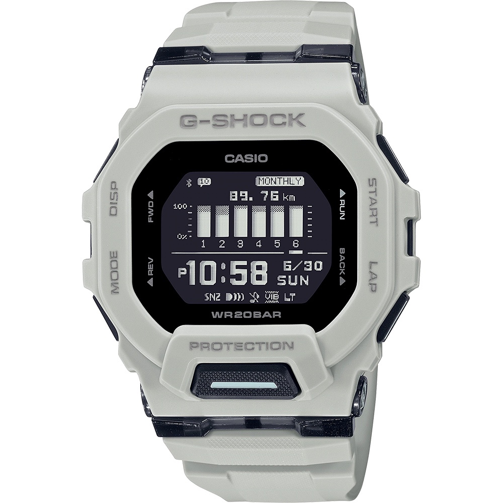 CASIO 卡西歐 G-SHOCK 路跑多功能藍芽運動手錶 GBD-200UU-9