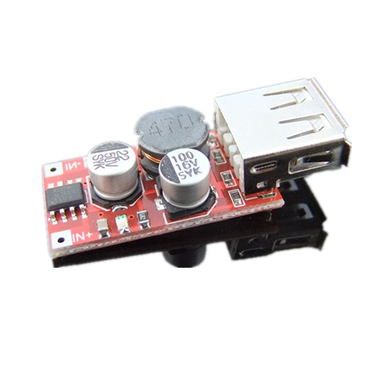 *卡卡模型* DC-DC降壓穩壓充電 5V輸出USB穩壓電源模塊 太陽能手搖發電 T18