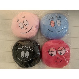 全新未拆Barbapapa泡泡先生圓形靠枕 免運