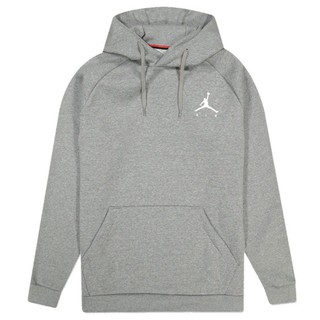 全新 韓版AIR JORDAN hoodie 重磅 連肩袖帽Tee 冬季內刷毛 灰色 韓版XS號 約台版S號