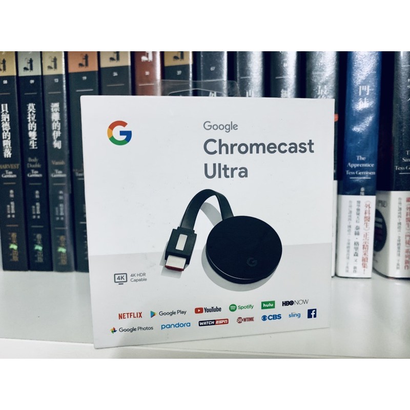 二手 Google Chromecast Ultra 高畫質電視棒 ｜4K 可接網路線 串流影音播放