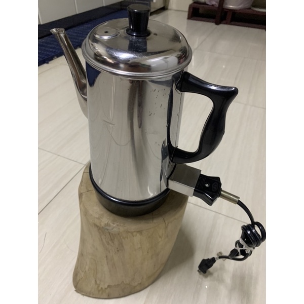 二手—電熱水壺-笛音電壺-不鏽鋼電茶壺電水壺-8成新